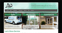 Desktop Screenshot of leesglassservice.com