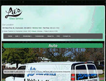 Tablet Screenshot of leesglassservice.com